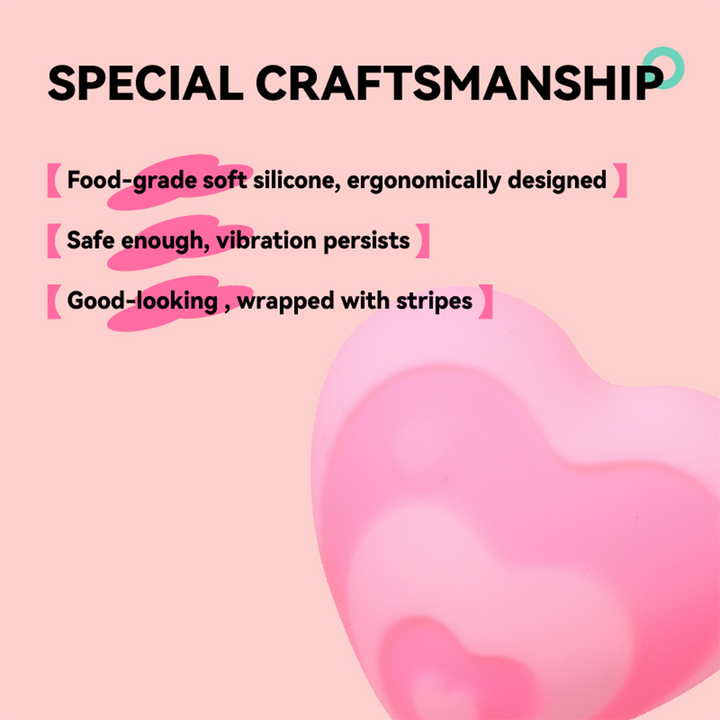 Striped Dual-Layer Silicone Vibrator