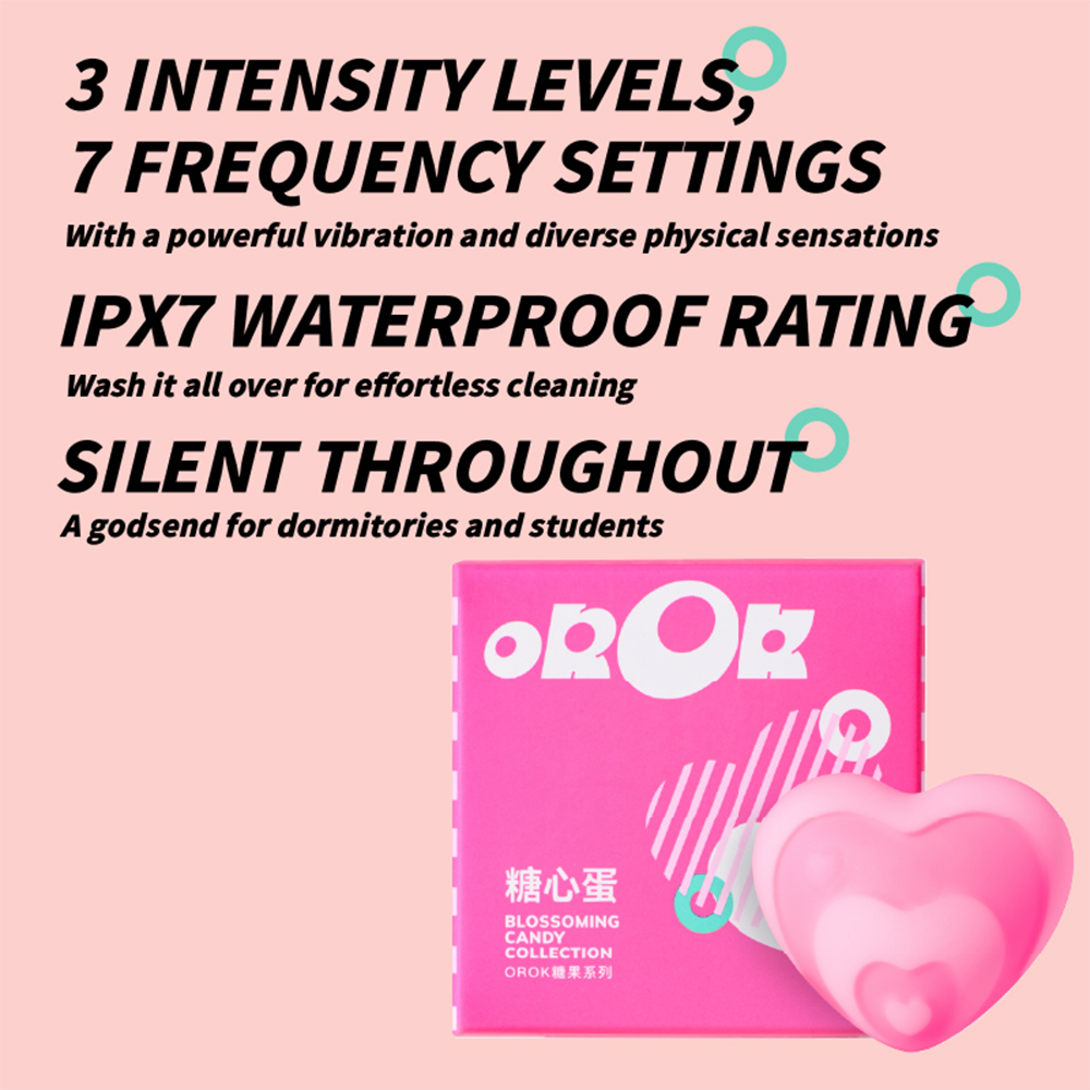 Striped Dual-Layer Silicone Vibrator