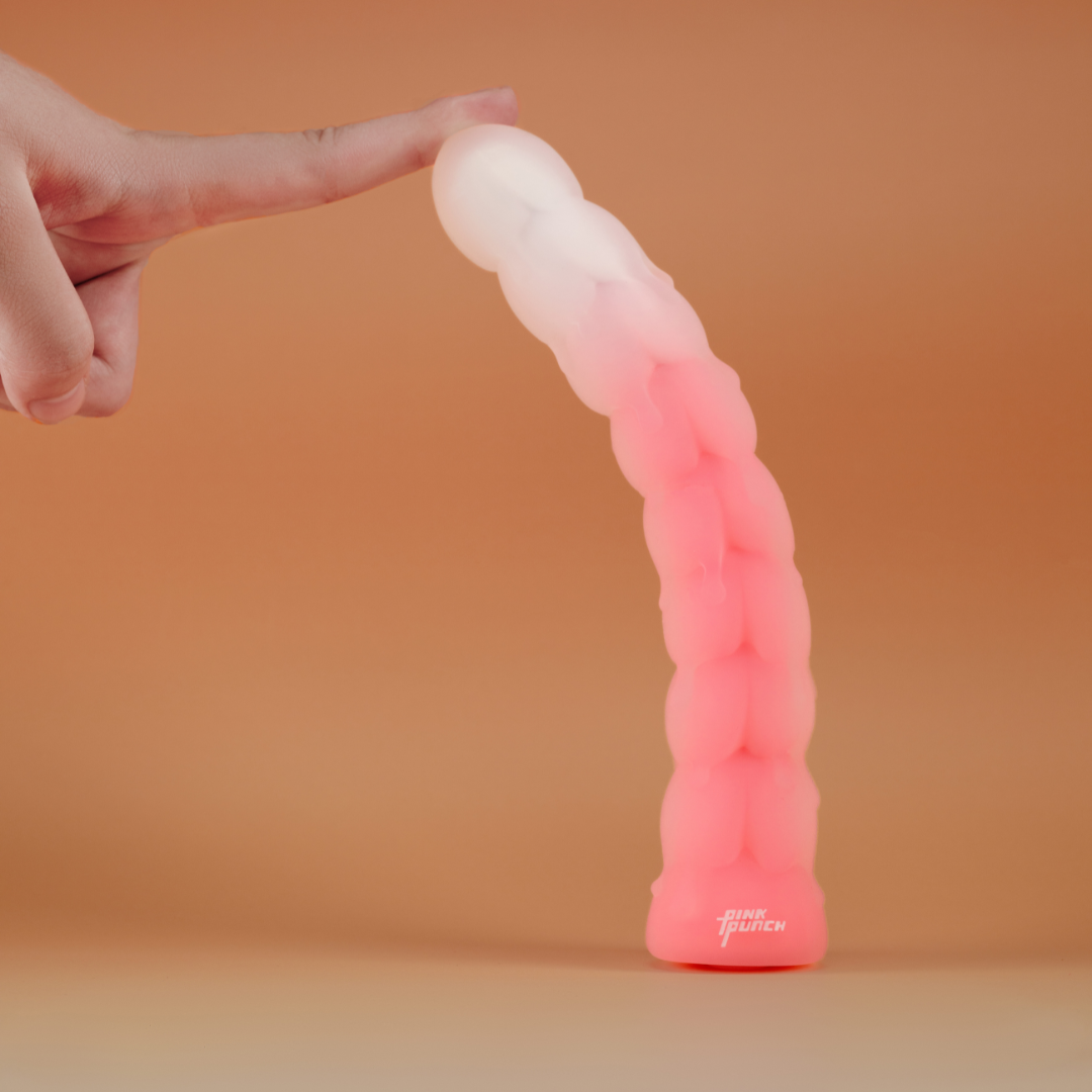 Pinkpunch PEACARON 3D Vibrating Dildo (Only for USA)